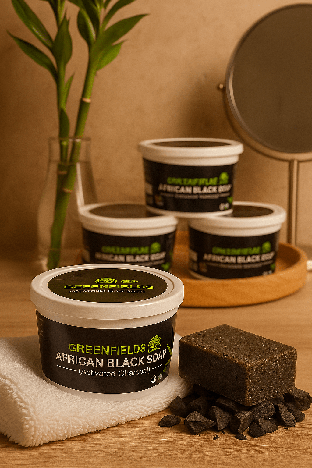 African Black soap (Activated charcoal )500g