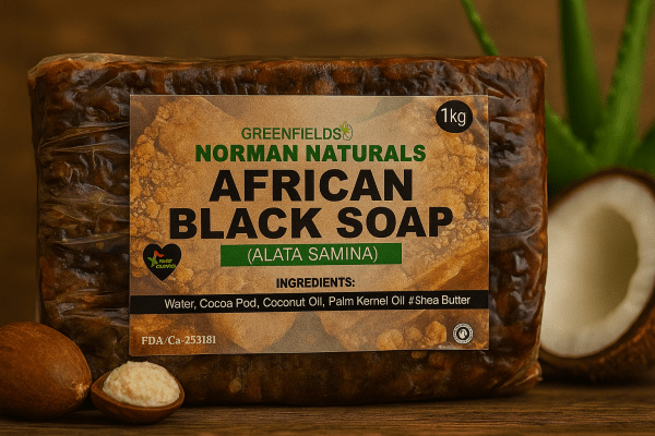 African Black Soap  1 kg Bars