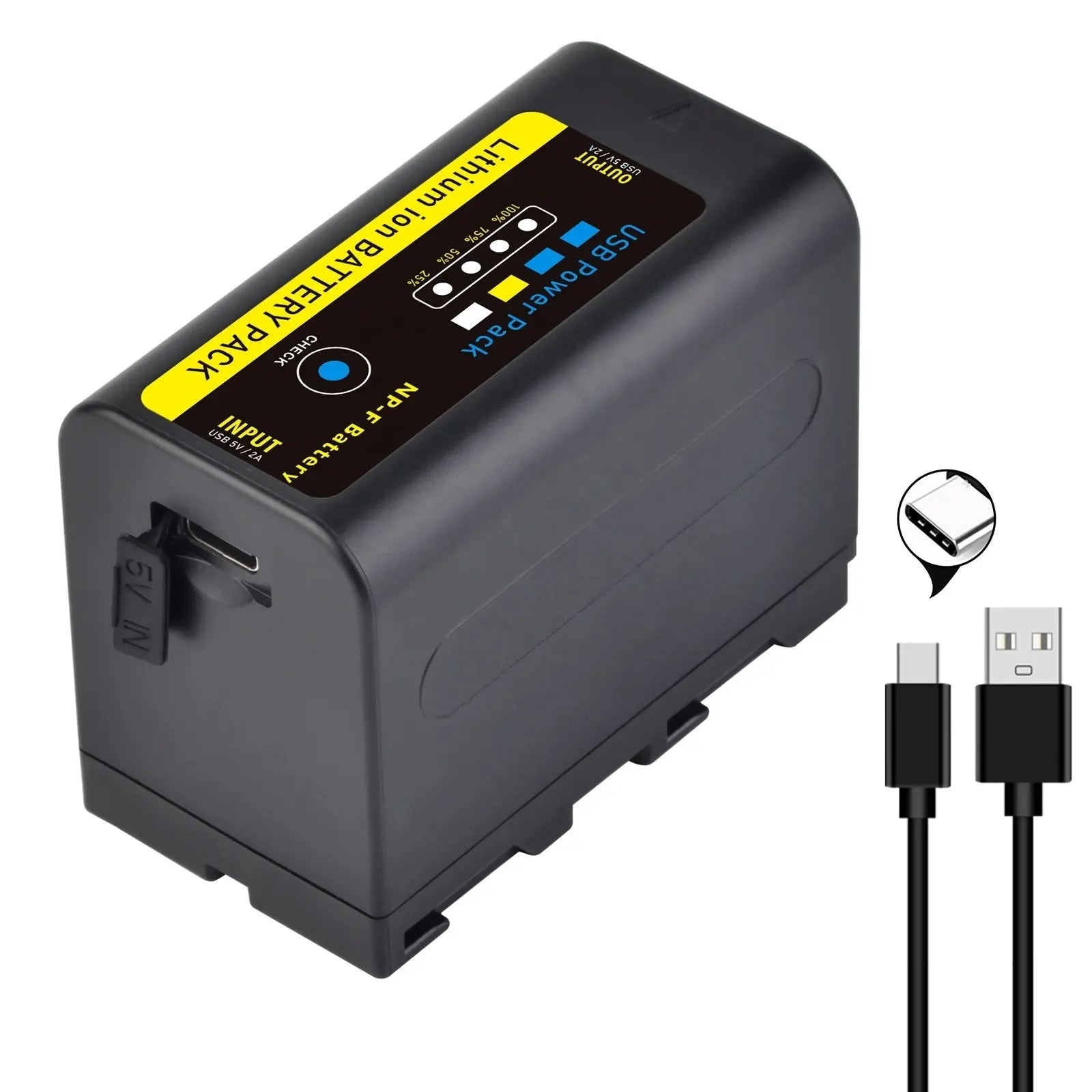 Batmax NP-F770c Type C-Lithium Battery