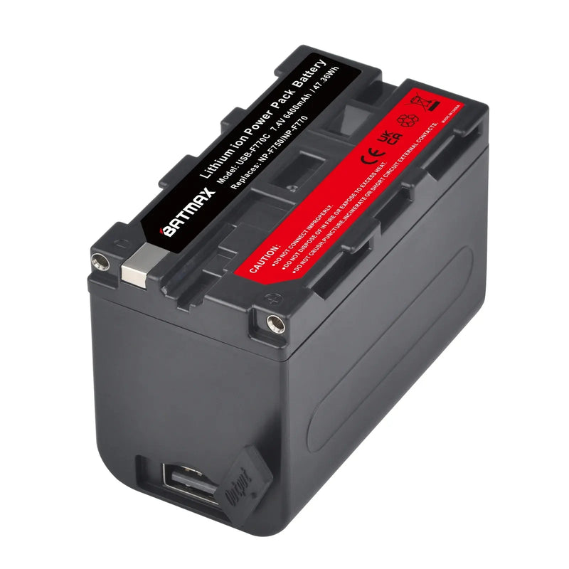 Batmax NP-F770c Type C-Lithium Battery