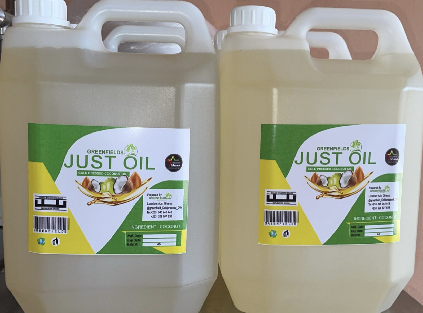Cold pressed coconut oil (Mct oil ) 4.5L