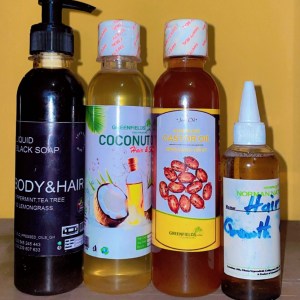 Hair set (hair wash and oils)